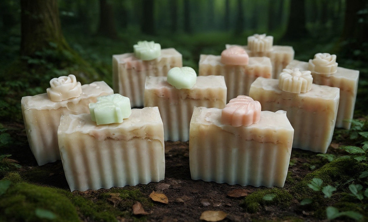 handmade soap made from Shae butter inspired by cashmere vanilla and frankincense
